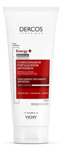 Condicionador Antiqueda Fortalecedor Com Aminexil, Dercos Energy+ Vichy, 200ml