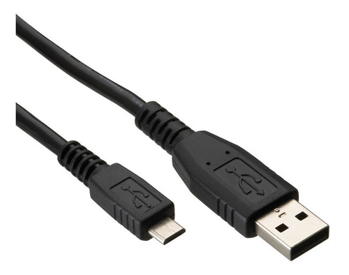 Cable Micro Usb Largo 3 Metros Cargador Color Negro