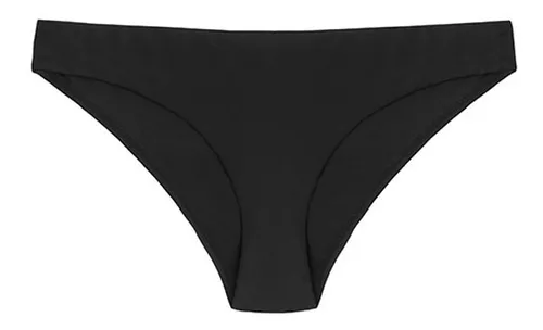 Bikini calzón con pinza trasera negro Samia 