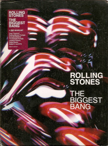 Box 4 Dvd The Rolling Stones - The Biggest Bang - Novo