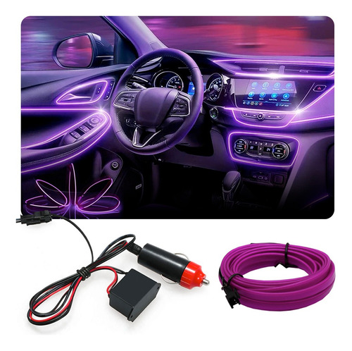 Fita Led Painel Fluence 2016 5m Roxo Tunning Top