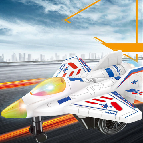 Lz Aeronave 360 Rotación Con Música Y Luces Avión Para