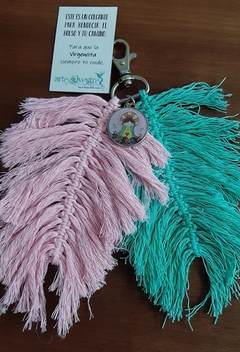 Imagen 2 de 3 de Llavero Y/o Protector Identificador De Bolso Virgencita