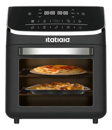 Fritadeira Airfryer Forno Itatiaia Oven 12l 2000w Preta