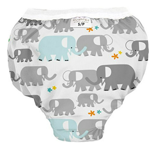 Pantalón Entrenador Impermeable Bebé, Elefantes Blancos, Tal