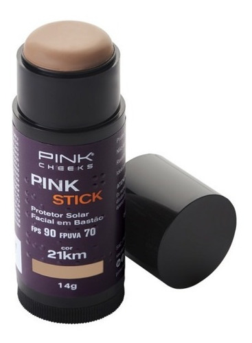 Imagem 2 de 6 de Pink Stick Protetor Solar E Base Fps 90 Pink Cheeks Cor