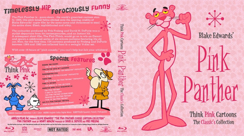 Pink Panther 1964-1980 Cartoons En Bluray. 5 Discos!