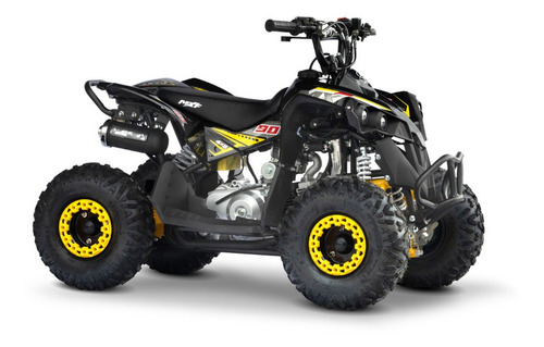 Mini Quadriciclo Thor 90cc 4t P. Elétrica Motos Cor Azul Voltagem Do Carregador Não Se Aplica