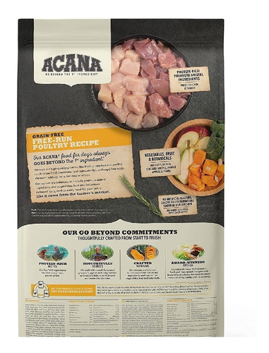 Alimento Perro Acana Free-run Poultry 11.3 Kg Ms