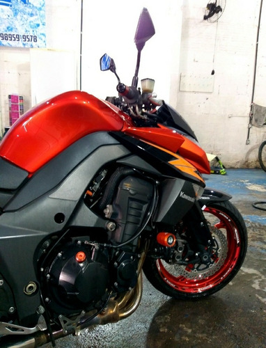 Imagem 1 de 15 de Kawasaki Z1000 2012 / Laranja