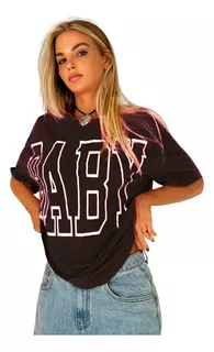 Camiseta Casual Baby Old School Blusa Plus Size Aesthetic