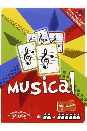 Musical Juego Cartas Musica Boileau