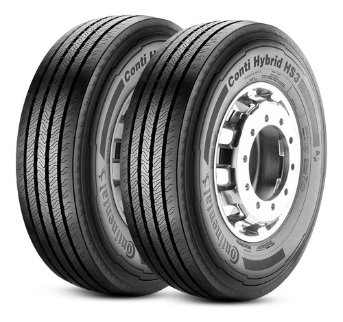 Kit 2 Pneu Continental 295/80r22.5 152/148m Conti Hybrid Hs3