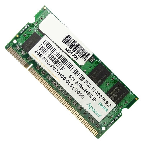 Memória RAM  2GB 1 Apacer 78.A2G75.9L5