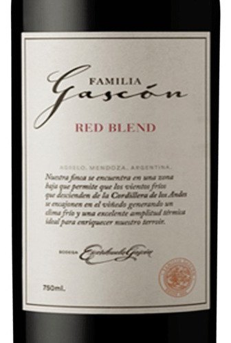 Familia Gascon Red Blend 750 Ml X6u -winecup