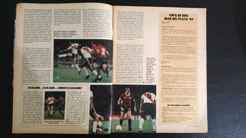 Revista El Grafico Coleccionable River Plate Mostaza Merlo (Usado)