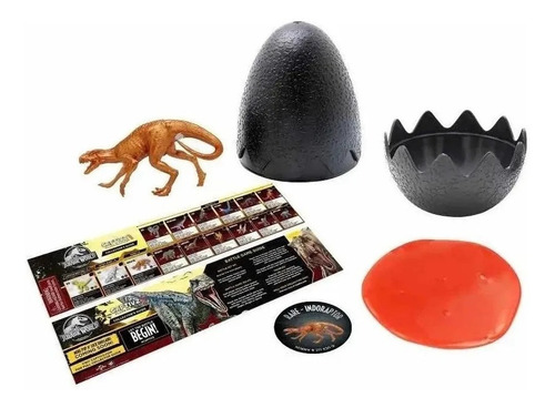 Huevo Dinosaurio Figura Sorpresa Jurassic World C/slime