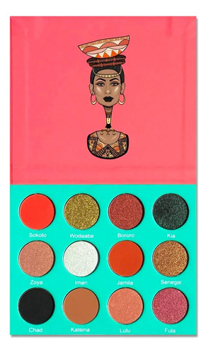Paleta De Maquillaje The Saharan By Juvia's Bmakeup