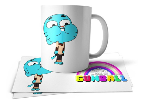 El Increible Mundo De Gumball Taza Polimero Tu Propio Estilo