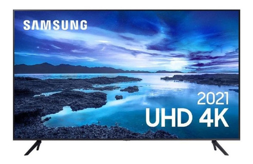 Imagem 1 de 9 de Smart Tv 55 Crystal 4k Samsung Un55au7700gxzd Bluetooth