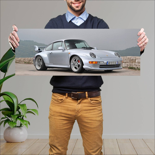 Cuadro 30x80cm Auto 1995 Porsche 911 Gt2 Auto H 291