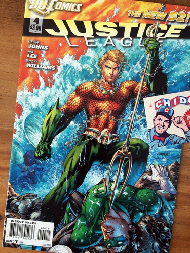 Comic - Justice League #4 Aquaman Jim Lee Williams Sinclair