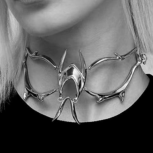 Lvow Futurista Cyber ??punk Cara Cadena Pendiente Joyería En