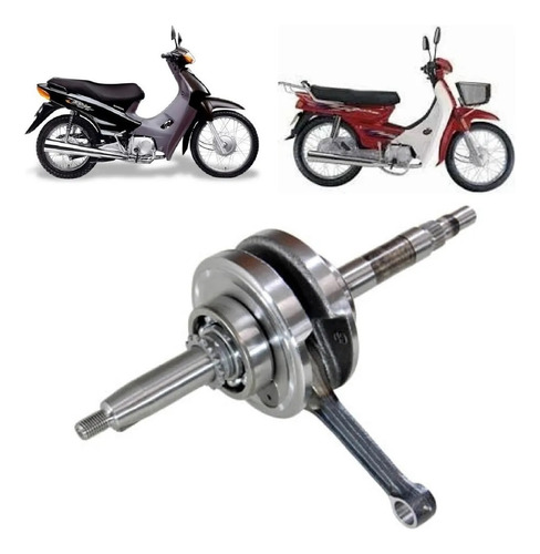 Virabrequim Completo Com Biela Honda Biz 100 2013 A 2015