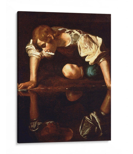 Cuadro Decorativo - Narciso, Caravaggio 30x40