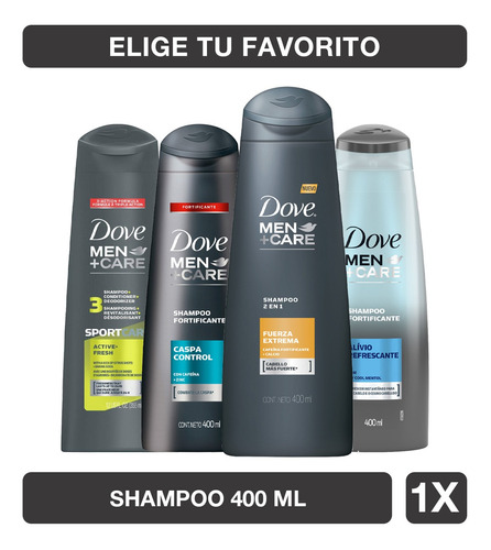 Dove Men + Care Shampoo 400ml
