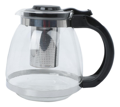 L Tetera De Vidrio De 1,5 L Con Infusor De Acero Inoxidable