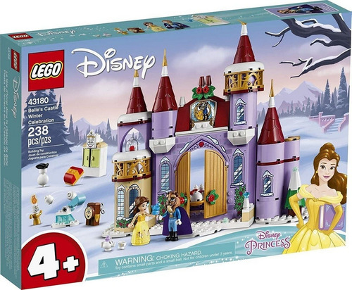 Lego Disney Celebracao De Inverno No Castelo Da Bela 43180