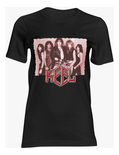 Camiseta De La Banda Americana De Hard Rock Heavy Metal Keel