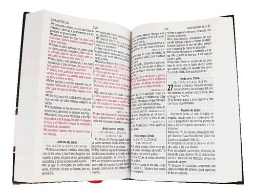 Biblia Letra Grande Palabras Jesús En Rojo Reina Valera 1960 | Mercado Libre