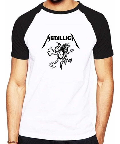 Remera Ranglan Metallica 100% Algodón Calidad Premium 3