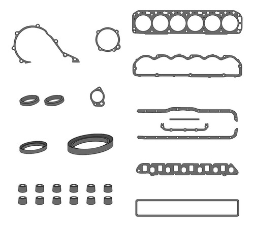 Juntas De Motor - Ford Econoline - Motor 4.9 (con Retenes)