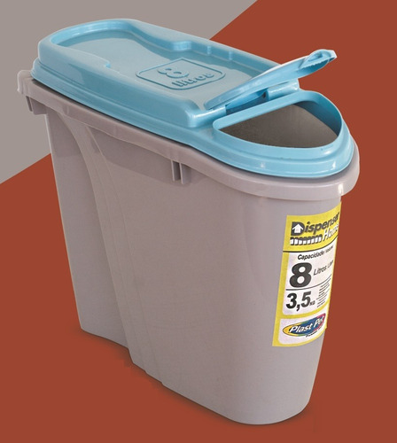 Contenedor Alimento Perro Gato Croqueta 3.5kg/8l 40x30x16cm