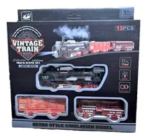 Comprar Tren Eléctrico Sonido Dos Vagones De Carga Juguete Niño