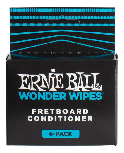 Pack X 6 Paños Acondicionadores Diapasón Guitarra Ernie Ball