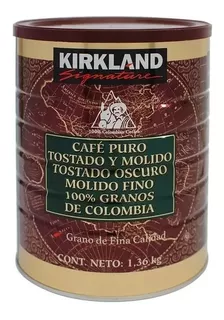 Café Molido Y Tostado Colombiano 1.36 Kg Kirkland Signature