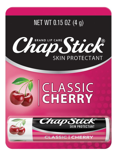 Chapstick Classic Cherry, Tubo De Blsamo Labial Con Sabor A