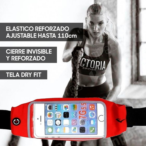Riñonera Everlast Running Expandible Celular Deportes Gym