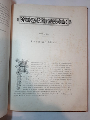 Imagen 3 de 10 de Antiguo Libro Celebridades Musicales Biografías 1886 Ro 1105