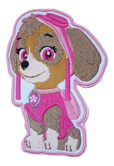 Paw Patrol Skye - Parche Bordado - | MercadoLibre