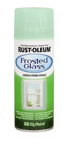 Pintura Aerosol Esmerilado Vidrio Verde Mar 312 G Rust Ol Pa