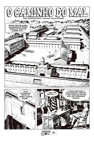 Tex Almanaque Nº 056 - Vol. 56: O Pântano Do Morto / O Caminho Do Mal, De Boselli, Mauro / Rauch, Jacopo. Editora Mythos, Capa Mole Em Português