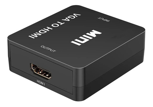 Conversor Vga A Hdmi Con Audio Video Full Hd