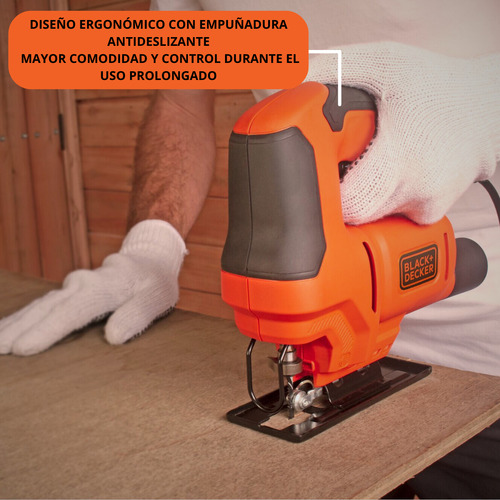 Sierra Caladora Black Decker 400w Ingletadora Madera Bes603