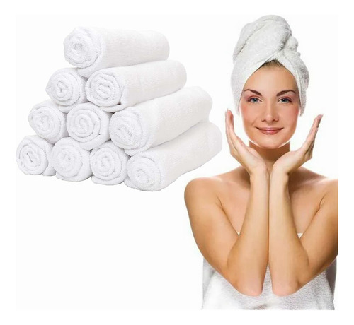 Set 10 Toalla Microfibras Para Peluquería / Barberia