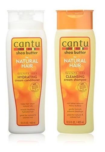 Cantu Shea Butter Para Cabello Natural Combo Doble Champú